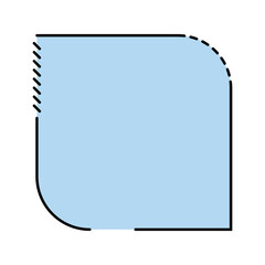 Naklejka premium minimal art text box