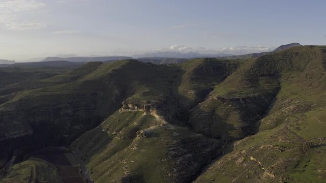 Aerial, Landscapes Of The Kingdom Of Lesotho