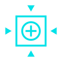 Obraz premium crosshair element