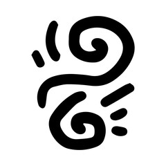 Obraz premium spiral doodle art