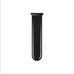 test tubes isolated on white background