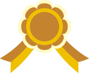 golden award ribbon