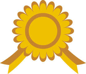 golden award ribbon
