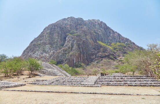 The mysterious Olmec ruins of Chalcatzingo located in Morelos, Mexico
