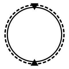 Fototapeta premium circle frame