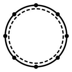 Fototapeta premium circle frame