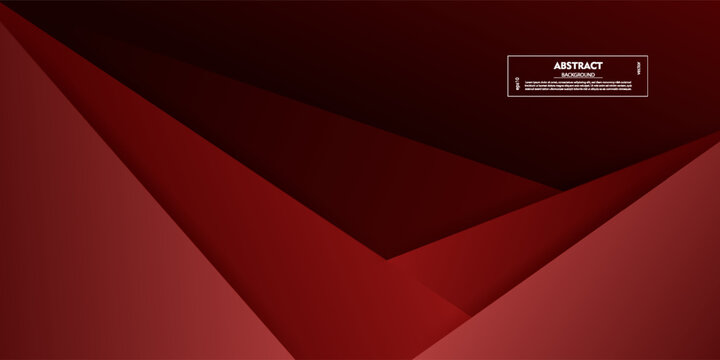 Abstract background with overlapping dark red lines. Simple pattern with shadow concept. Vector eps10.