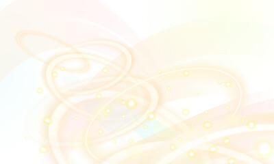 光の輪が連なっている背景透過イラスト