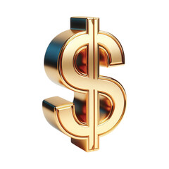 3d dollar sign