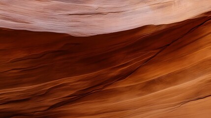 Obraz premium The sandstone canyon walls display beautiful textures and swirling patterns with warm earth tones, creating an abstract and visually appealing nature background.