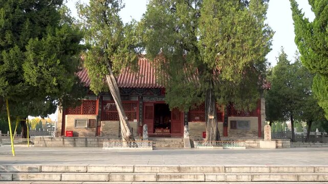 Taiqing Palace, Taiji Hall in Luyi County, Zhoukou City, Henan Province. This is the ancestral temple revered by all the major Taoist sects in China. 