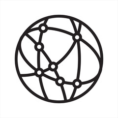 Tokenized Economy simple line icon