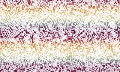 Fototapeta premium Seamless abstract geometric pattern. Ethnic tribal style with colorful small dots on overlay white background. Decorative mosaic. Vector illustration.