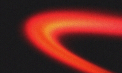 Bold red and yellow grainy gradient background with high key light leaks and retro style