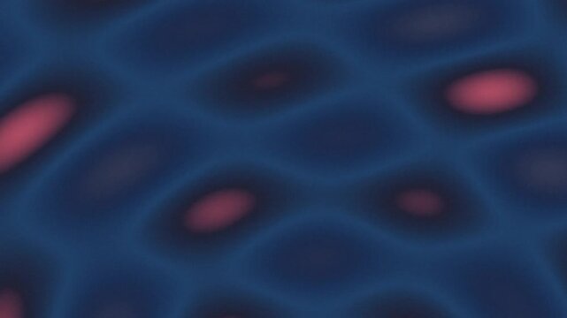 Observing Blurred Blue Wave Patterns in Abstract Light Play