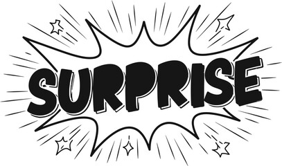 Comic Burst Manga Element With Twinkle Line And Surprise Effect Doodle Starburst Sketch Hand Drawn Sunray Sparkle © SHEULI