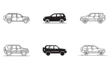 Collection of SUVs in various styles and colors