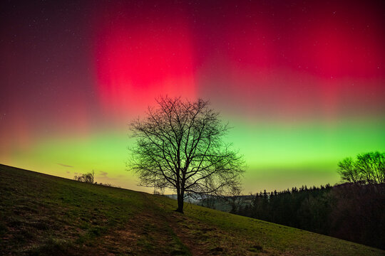 Polarlichter &uuml;ber Deutschland