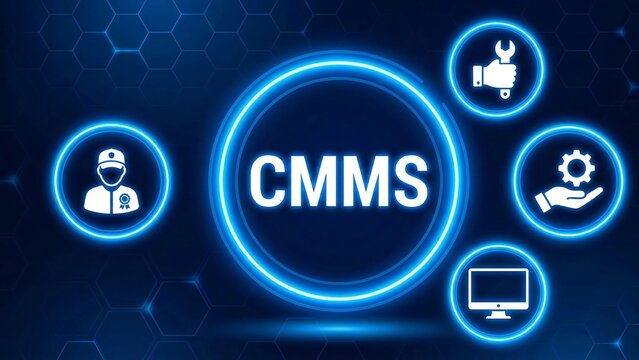 CMMS acronym,computerized maintenance management system concept, software solution designed to streamline and optimize the management of maintenance activities  ai