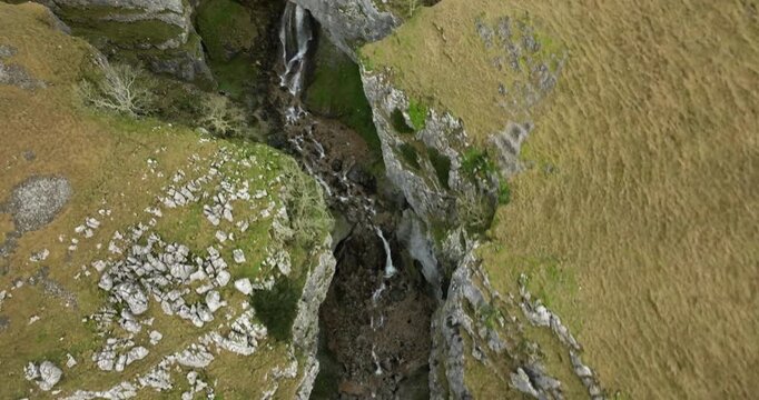 Above Gordale scar in Yorkshire Dales