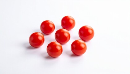 Kirschtomaten einzeln isoliert