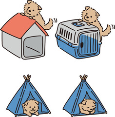 애견 반려견 강아지 일러스트 