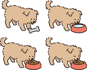 애견 반려견 강아지 일러스트 