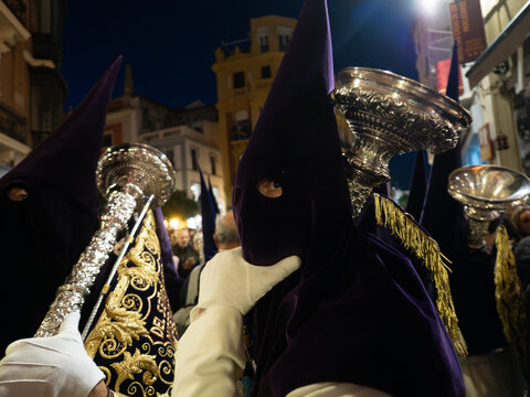 Seville, Spain. March 25, 2024. Holy Week in Seville