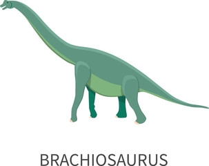 Cute cartoon t rex tyrannosaurus rex dinosaur vector illustration silhouette icon featuring a wild jurassic reptile with a long tail isolated on a nature background © ARIEN BADHON