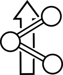 Simple Share Icon Vector Illustration