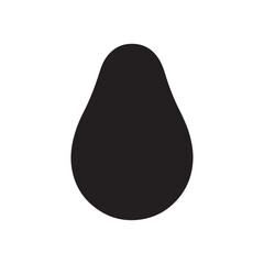 Avocado icon vector design illustration