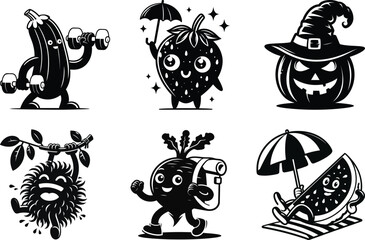 Ultimate veggie life silhouette collection featuring garden favorites for cricut enthusiasts