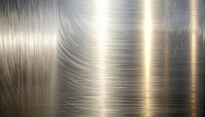 Brushed Metal Texture with Light Reflections.