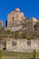 The Shoani Church is a Christian cathedral in Caucasian mountains