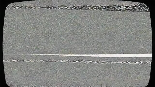 Retro TV Static Noise Screen Glitch Effect Overlay