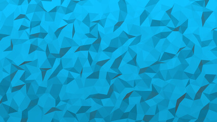 Obraz premium Blue low poly background, 3d geometric wallpaper, abstract crystal texture, aqua polygon pattern, modern digital backdrop, ocean wave mosaic, sharp edges, cyan tech art, futuristic surface design.