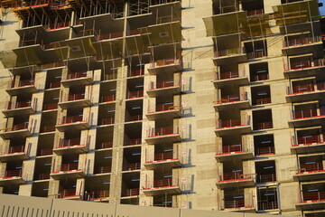 Wohnungsbau Dubai Baustelle Hochhaus