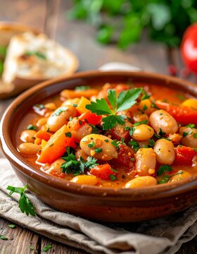 Mazedonischer Pasulj-Bohneneintopf