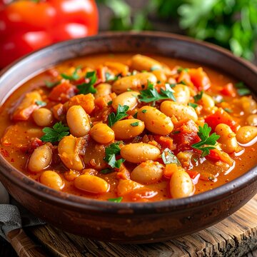 Mazedonischer Pasulj-Bohneneintopf