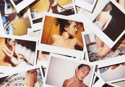 Mockup of real photo from A collection of polaroids 