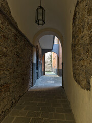 narrow street in the old town