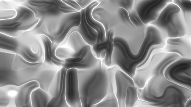 animated black grey gradient with Fluid abstract pattern in shades of gray and white. Perfect for backgrounds, print designs, and digital projects. Suitable for various creative projects.