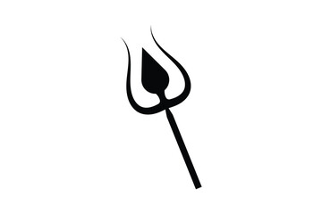 Trishul Vector icon, god trishul icon, Shiva Mahadev Trishul icon, Shiva Trishul icon, Trishule icon.
