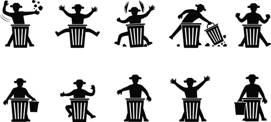 Hands holding hands family vector icon silhouette design