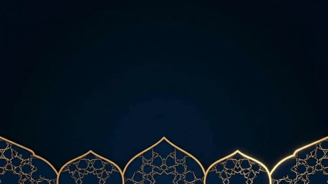 Observing a calm dark blue gradient moment without objects