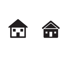 house icon set illustrator and vector design