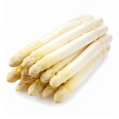 Weißer Spargel freigestellt