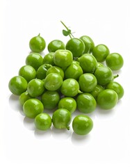 Erbsen frisch isoliert