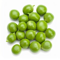 Erbsen frisch isoliert