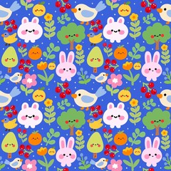 Fototapeta premium Cute seamless pattern 